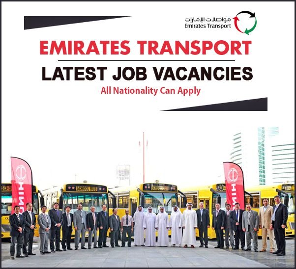 Emirates Transport Careers in UAE 2025: New Job Vacancies