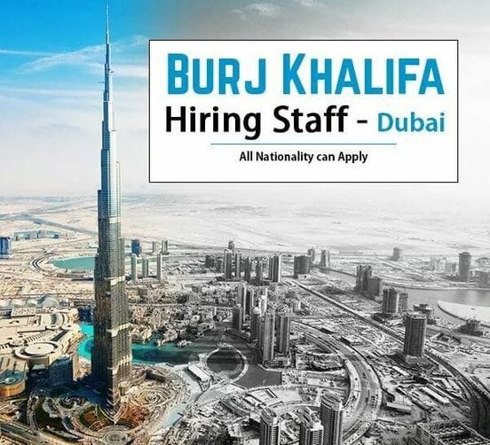 Burj Khalifa Jobs in UAE - Apply Online